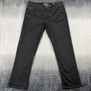 Brax Cooper Denim Regular Fit Jeans Perma Black No Fade Mens 36/34(tag) W35xL30"